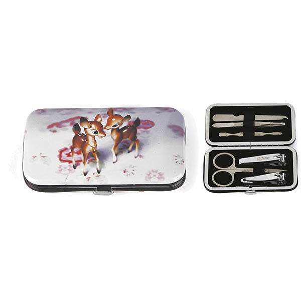 Catseye Deer on Roses Nail Care kit/set