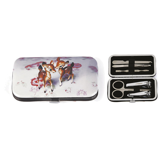 Catseye Deer on Roses Nail Care kit/set
