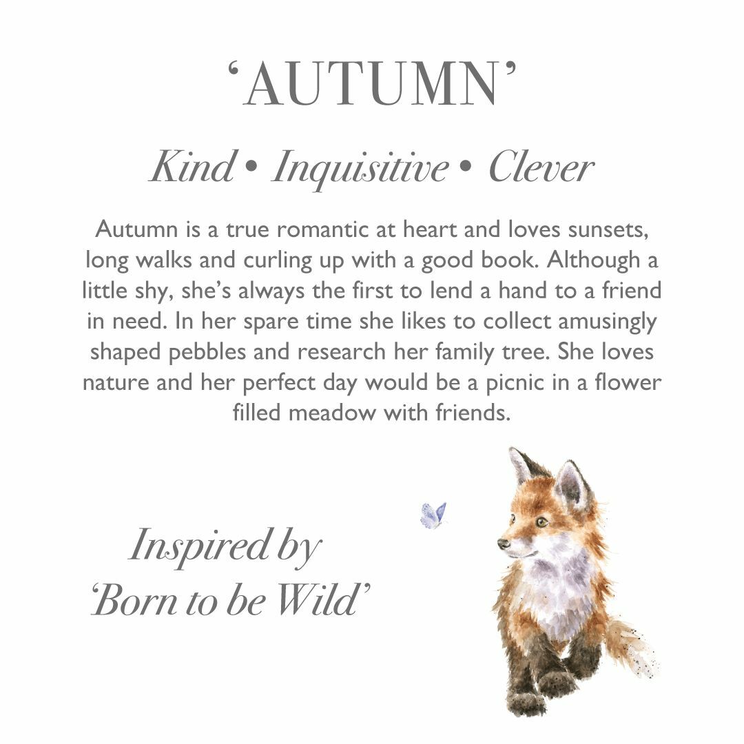 Wrendale Designs Plush Autumn Fox Soft Toy