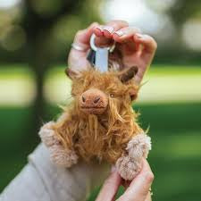 Wrendale Designs ‘Gordon’ Highland Cow Keyring or Bag Charm