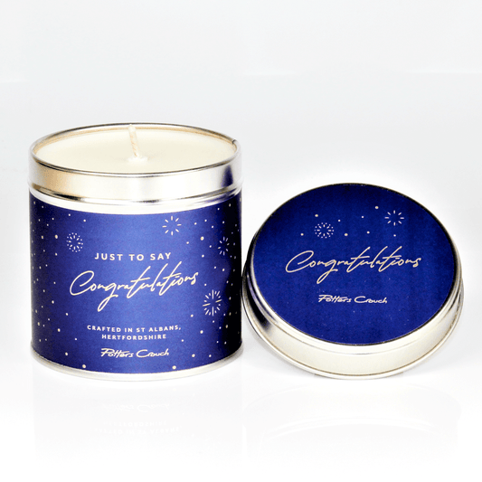 Potters Crouch Congratulations Sentiment Candle