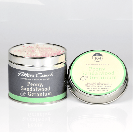 Potters Crouch Peony, Sandalwood & Geranium Candle