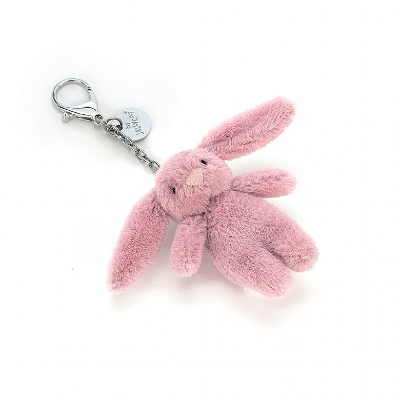 Jellycat Bashful Bunny Tulip Bag Charm