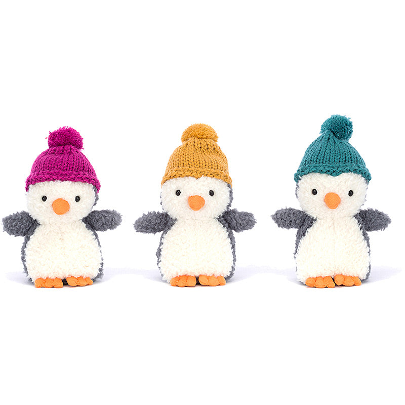 Jellycat Wee Winter Fuchsia Penguin