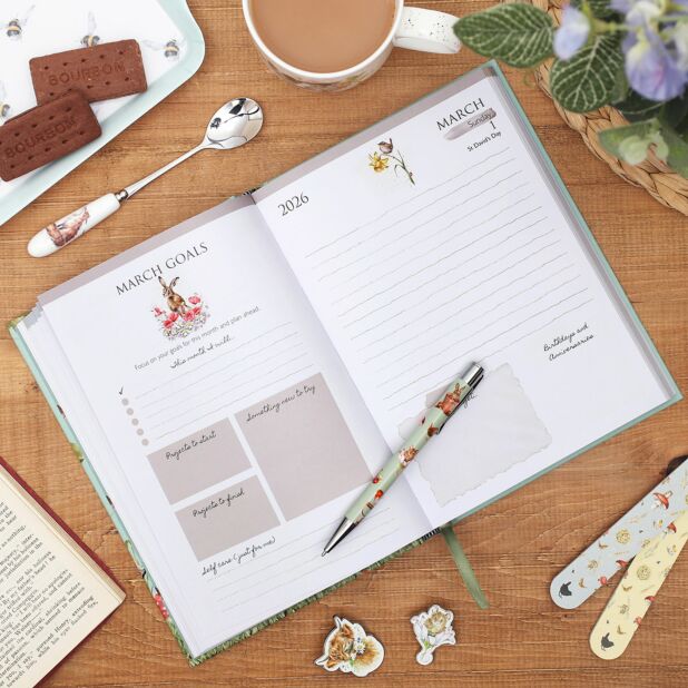 Wrendale Desk Diary 2026 Hardback