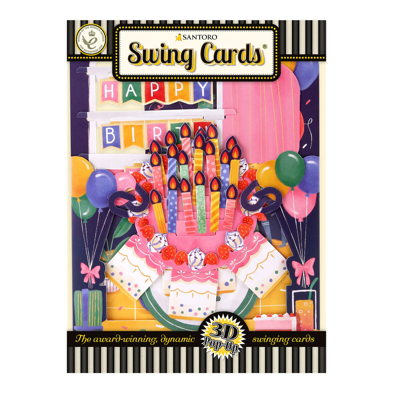 Happy Birthday Swing Card by Santoro