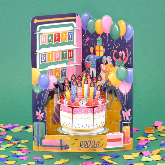 Happy Birthday Swing Card by Santoro