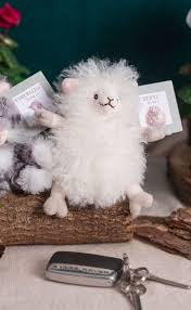 Wrendale Designs ‘Beryl’ Sheep Keyring / Bag Charm