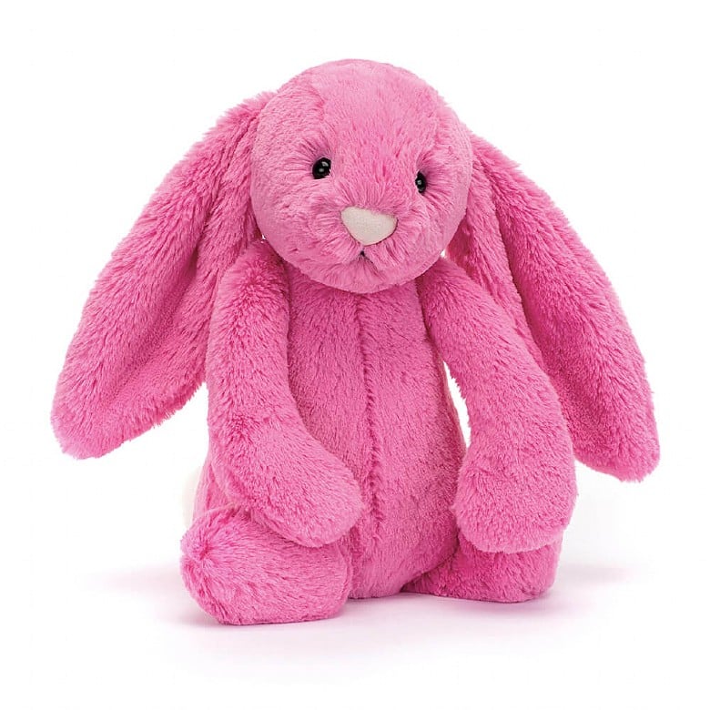 Jellycat Medium Bashful Hot Pink Bunny