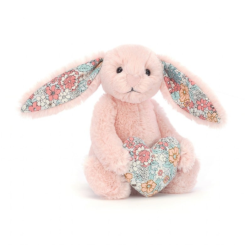 Jellycat Blossom Blush Heart Bunny