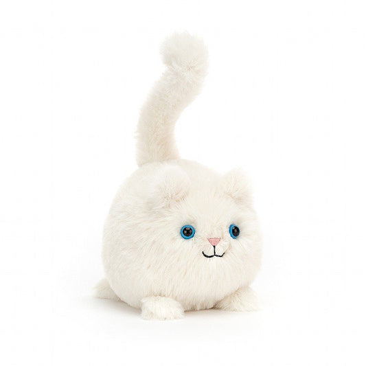 Jellycat Bashful Cream Kitten Stuffed Animal, Medium